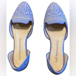 Soft Surroundings Amelia printed D’orsay Flats 9